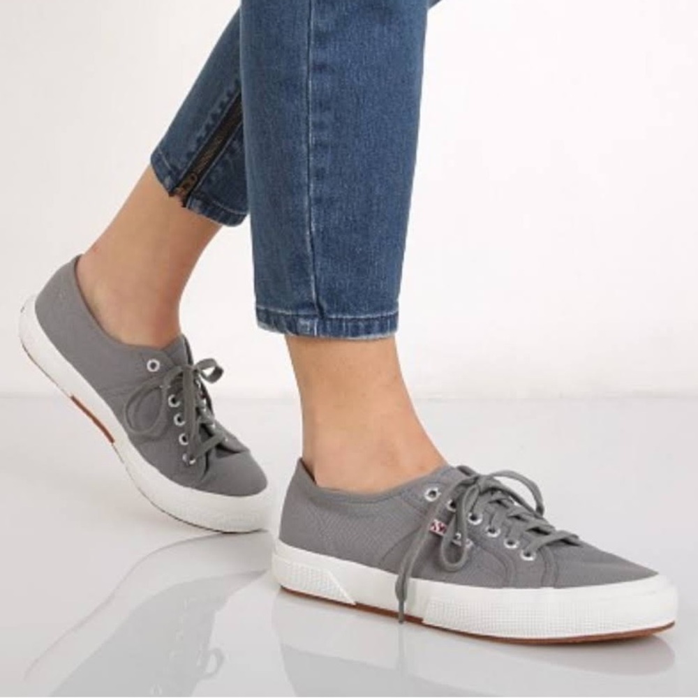 Grey Superga Cotu Classic Canvas Sneakers 39.5